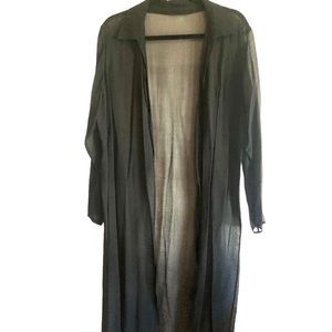 Eileen Fisher Shear Silk Duster